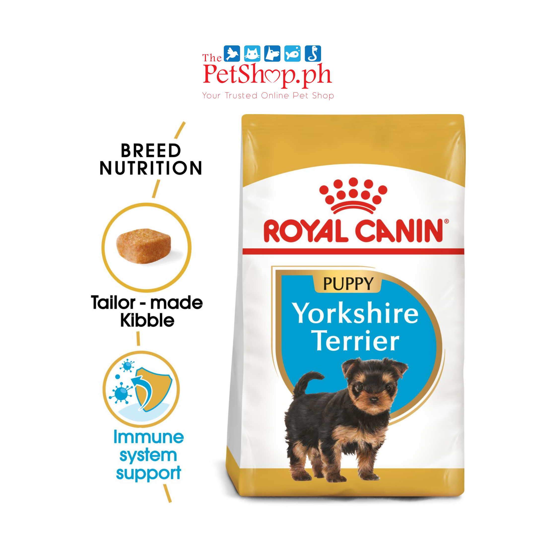 Royal Canin Yorkshire Puppy 1.5kg Dry Dog Food - Breed Health Nutrition