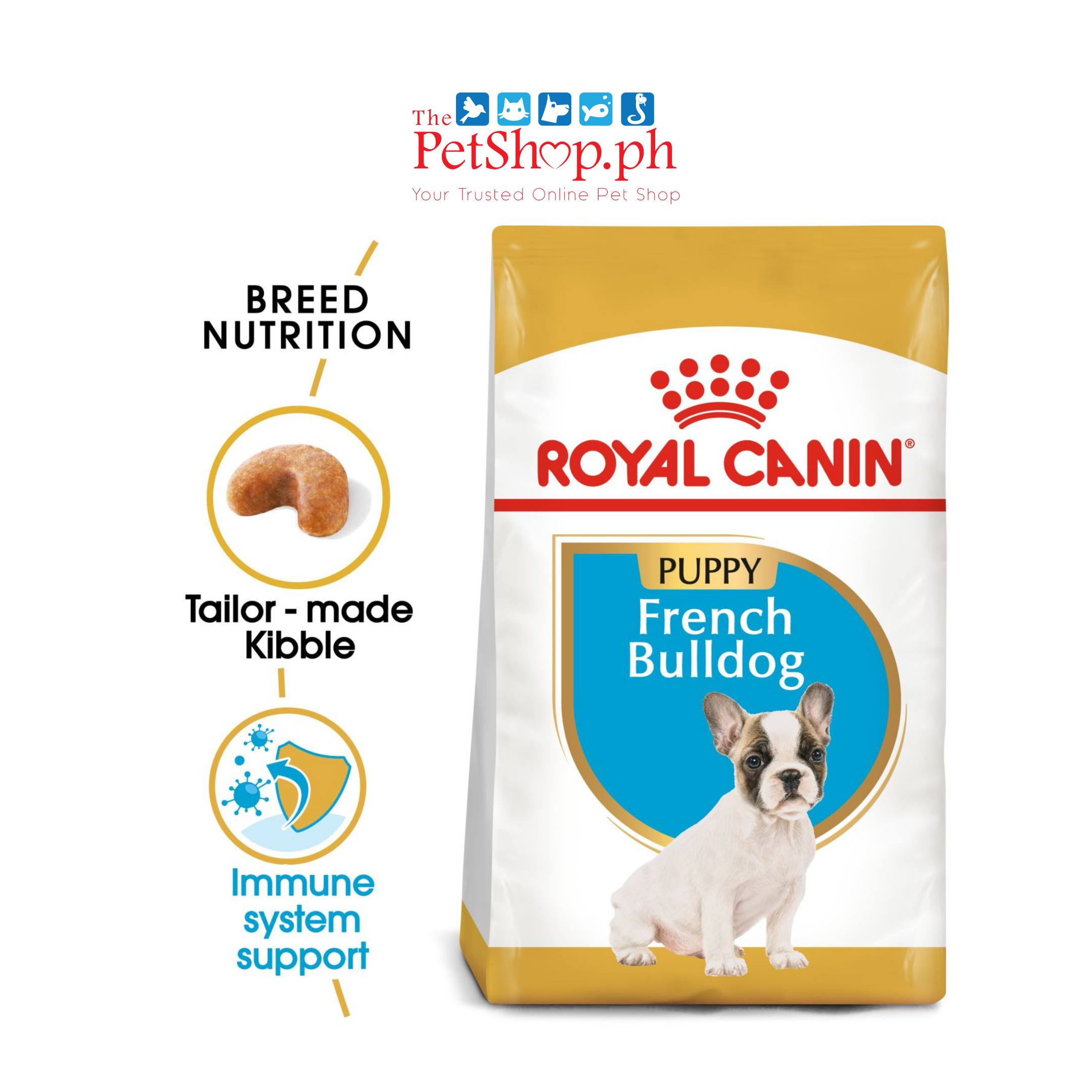 Royal Canin  French Bulldog 3kg Puppy Dry Dog Food Breed Health Nutrition