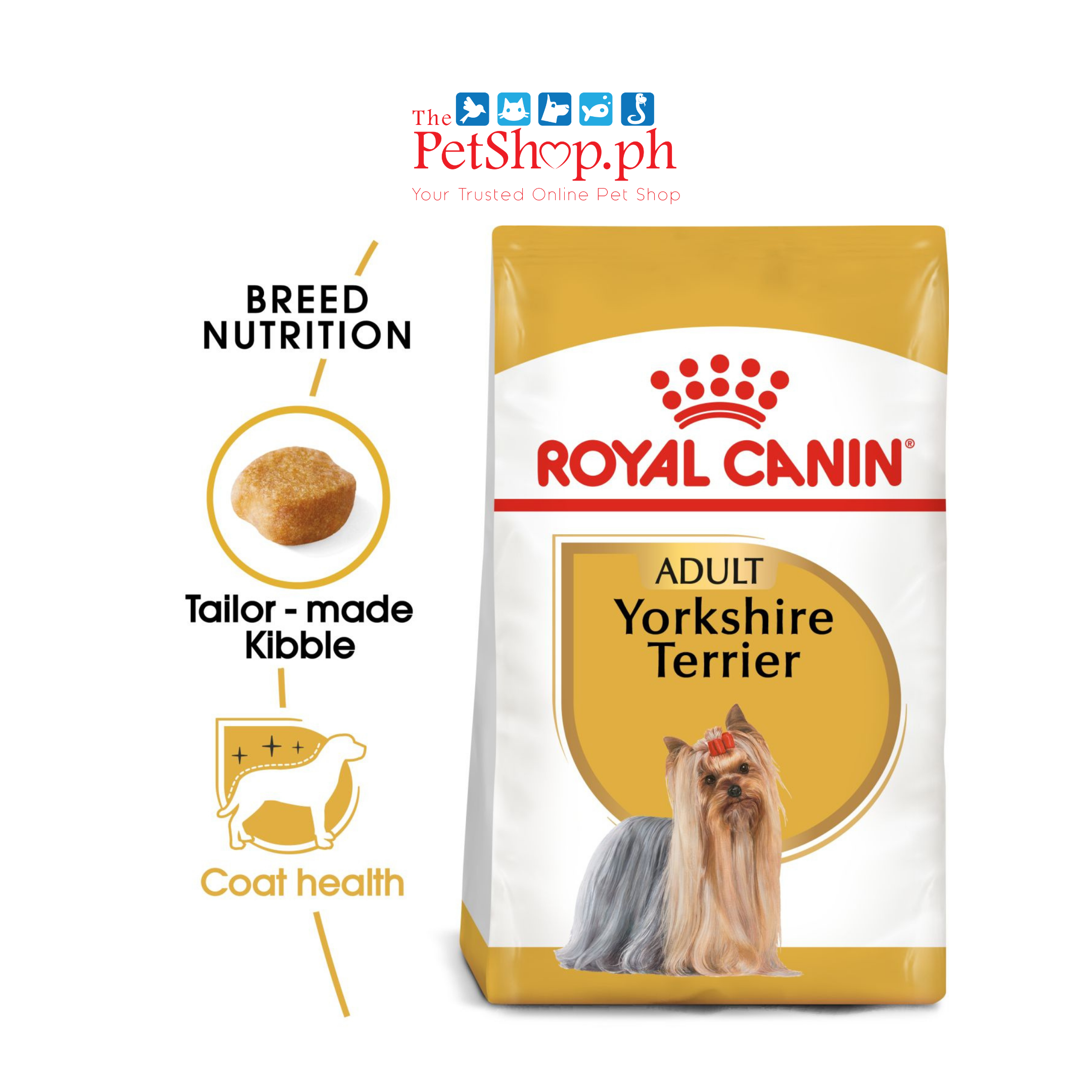 Royal Canin Yorkshire Adult 1.5kg  Dry Dog Food- Breed Health Nutrition