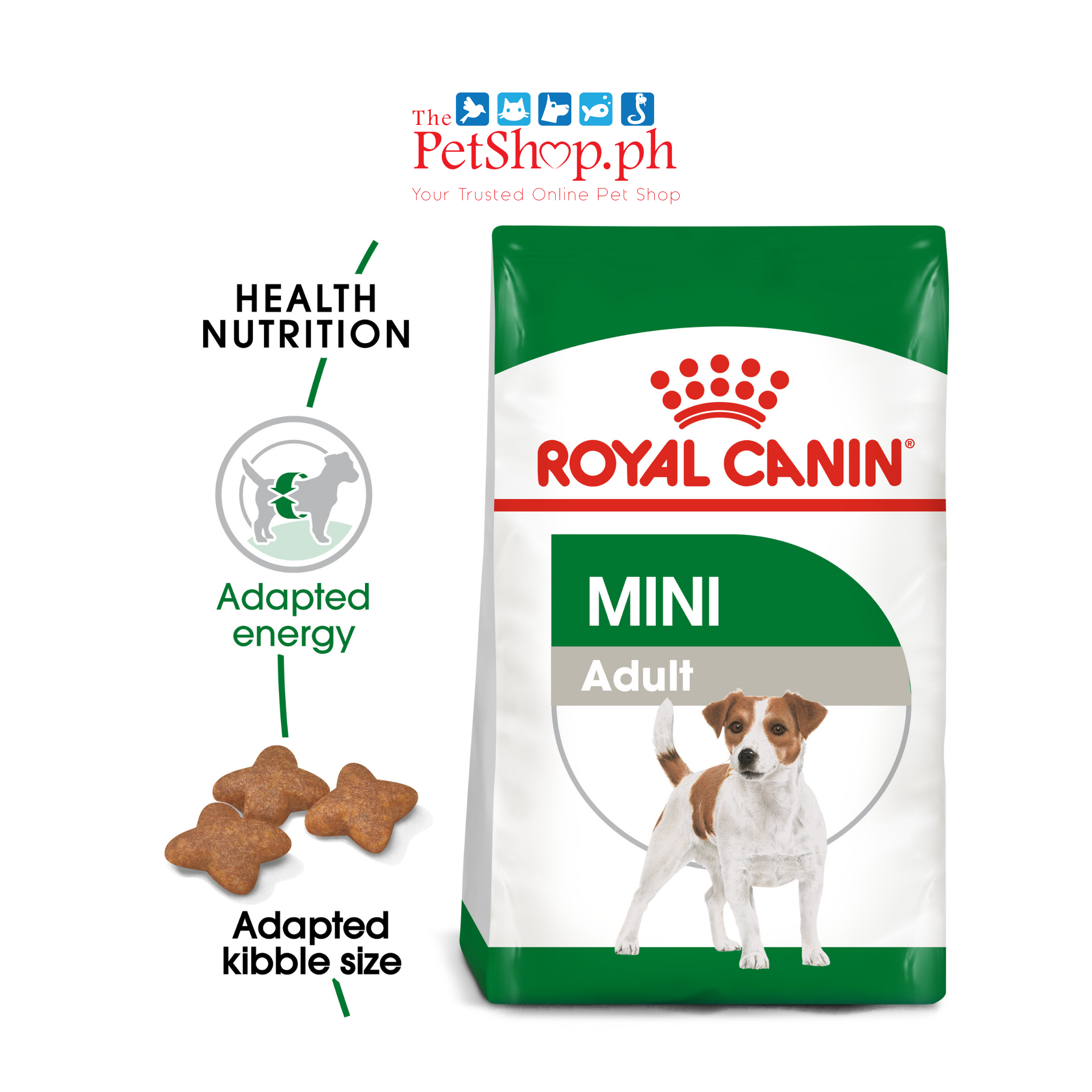 Royal Canin Mini Adult 800g Dry Dog Food Size Health Nutrition