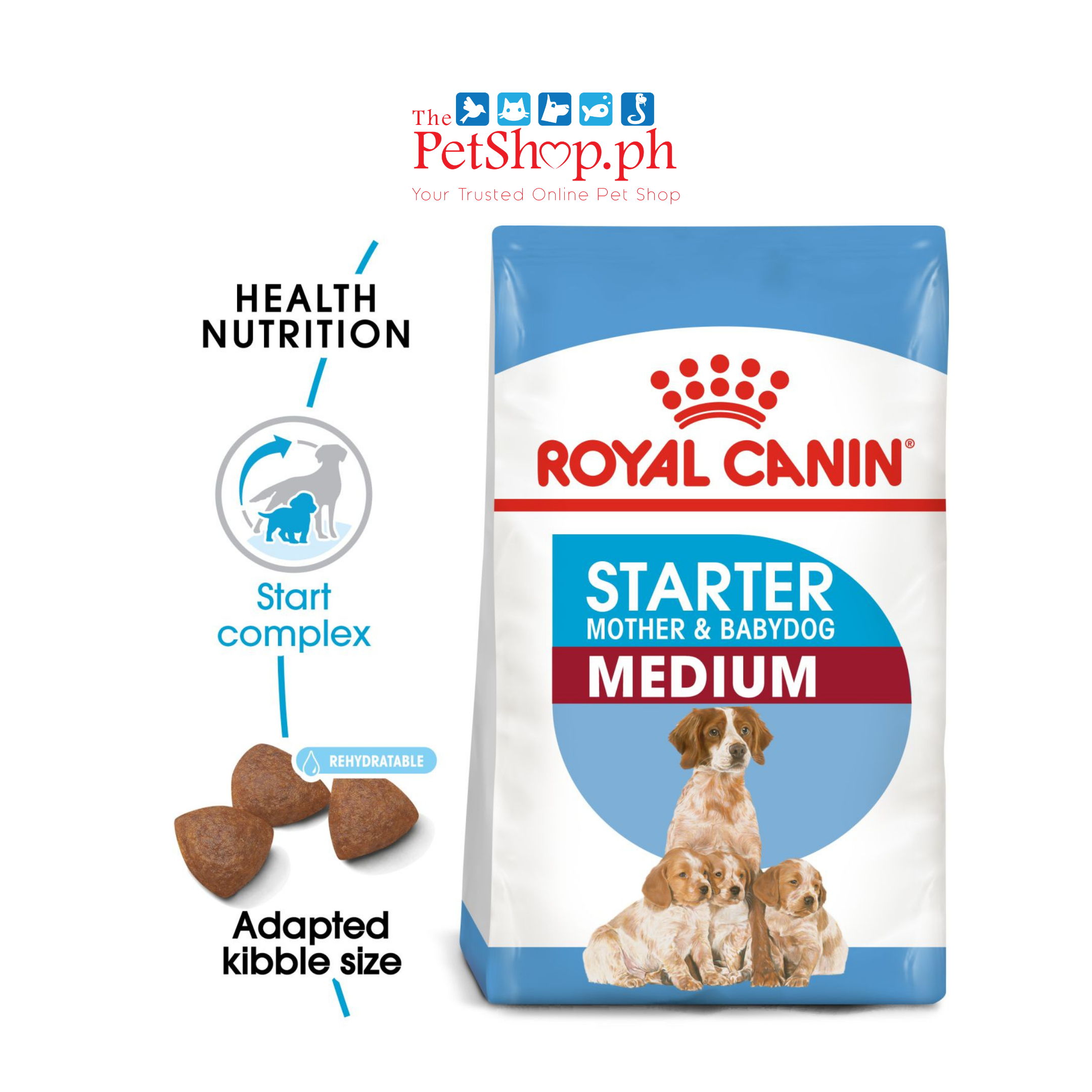 Royal Canin Size Medium Starter Mother & Babydog 4kg Dry Dog Food