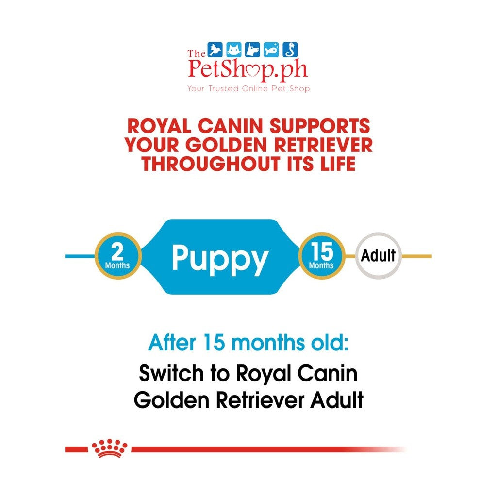 Royal Canin Golden Retriever Puppy 3kg Dry Dog Food Breed Health Nutrition