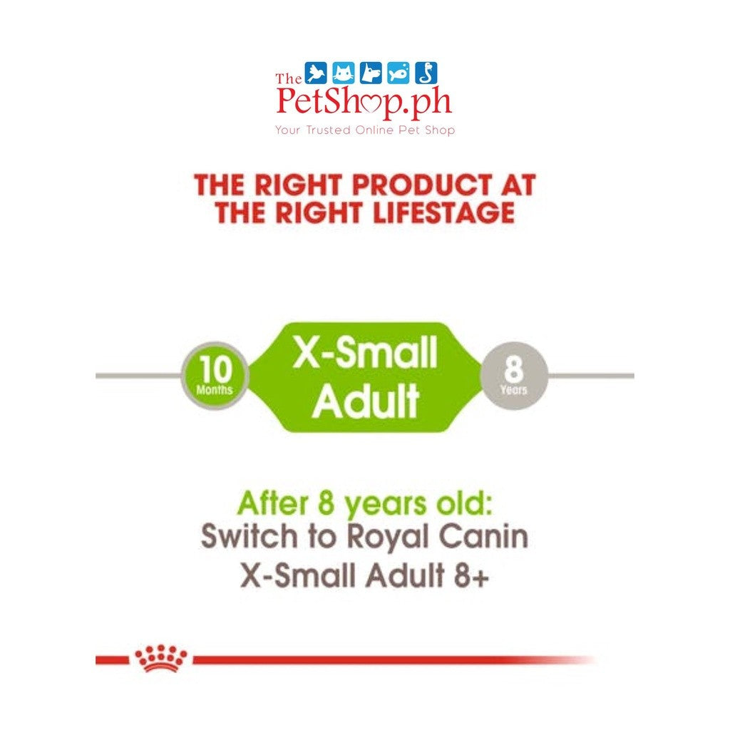 Royal Canin X-small Adult 1.5 kg  Dog Food -  Size Health Nutrition