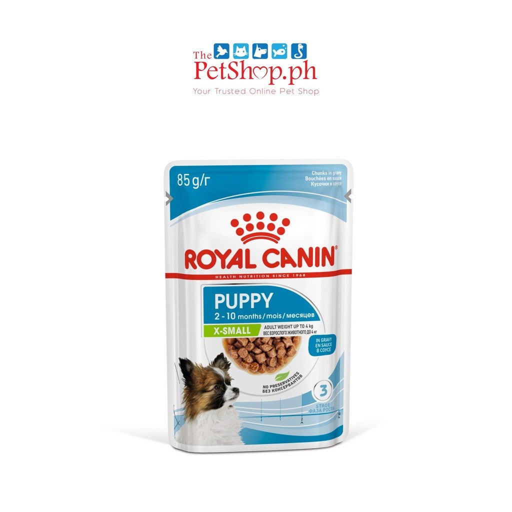 Royal Canin X-small Puppy 85g Pouch Wet Dog Food - Size Health Nutrition