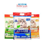 Eco Clean Tofu Cat Litter Clumping  7L SET 6 Flushable