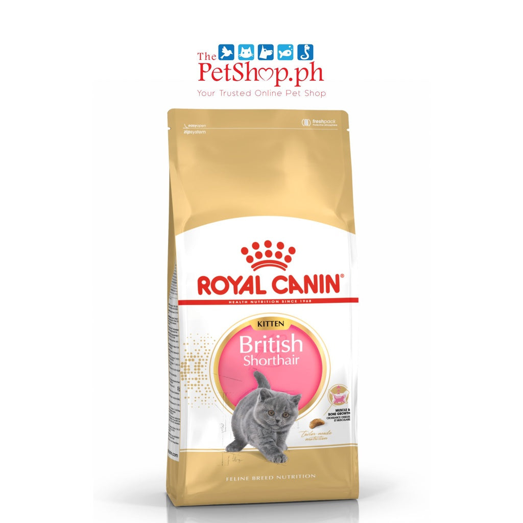 Royal Canin British Shorthair Kitten 2kg Dry Cat Food Feline Breed Nutrition - Royal Canin