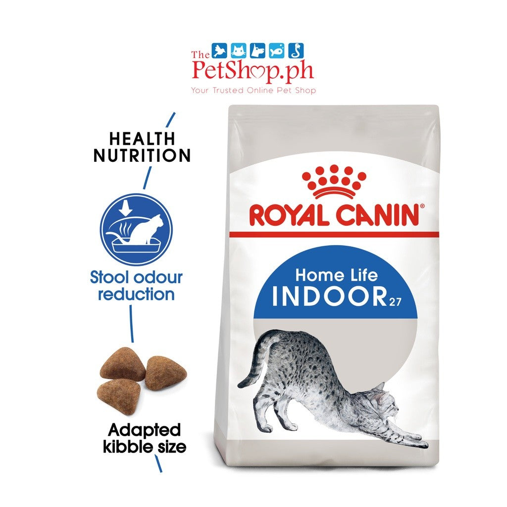 Royal Canin  Indoor 27 2kg Adult Dry Cat Food 2kg Feline Health Nutrition