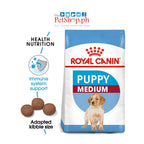 Royal Canin Medium Puppy 1kg  Dry Dog Food  Size Health Nutrition