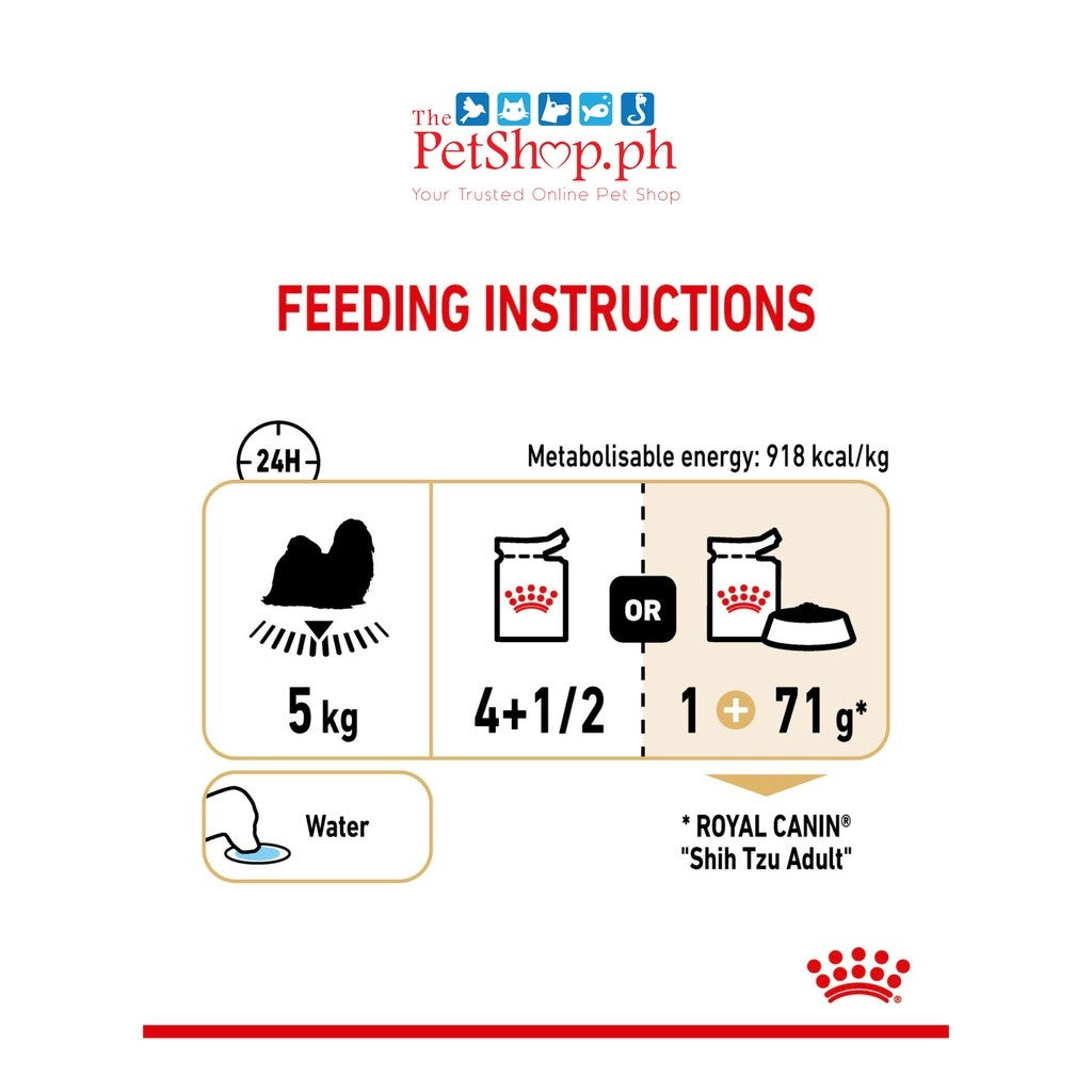 Royal Canin Shih Tzu SET 12's Adult Wet Dog Food Breed Health Nutrition