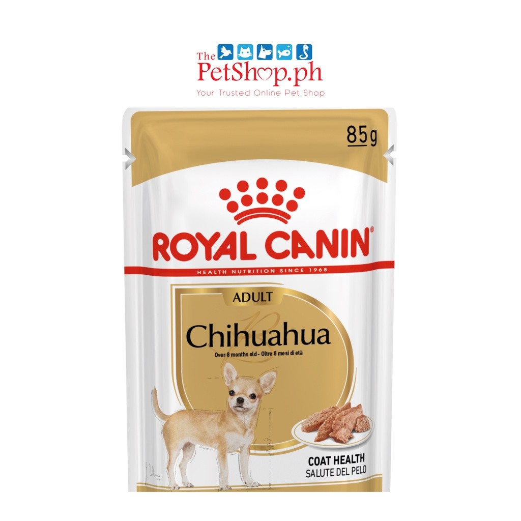 Royal Canin Chihuahua  SET of 12 85g Adult Set 12 Pouch (FREE 1 WET Pouch 85g)