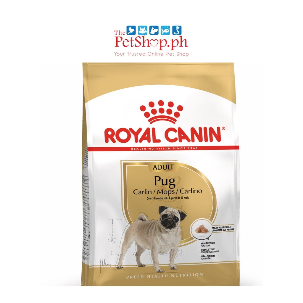 Royal Canin Pug 1.5kg Adult Dry Dog Food Breed Health Nutrition