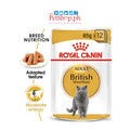 Royal Canin British Shorthair SET 12  Wet  Adult  Cat Food Feline Breed Nutrition 140g