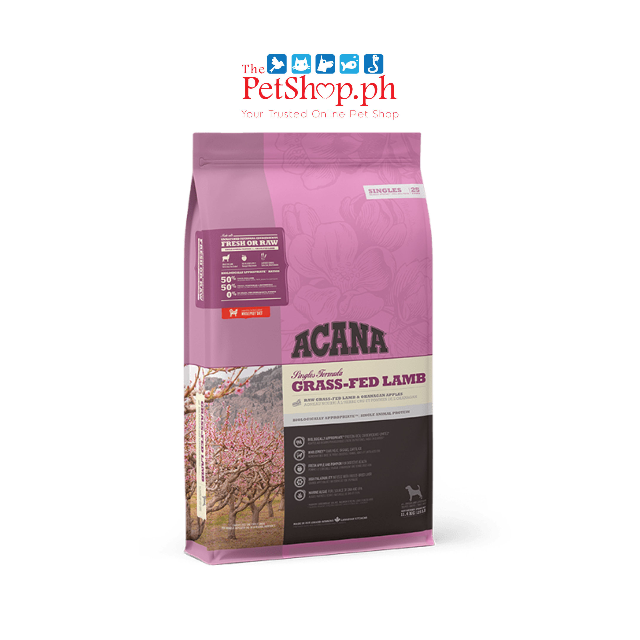 Acana Grass Fed - Lamb  11.4kg