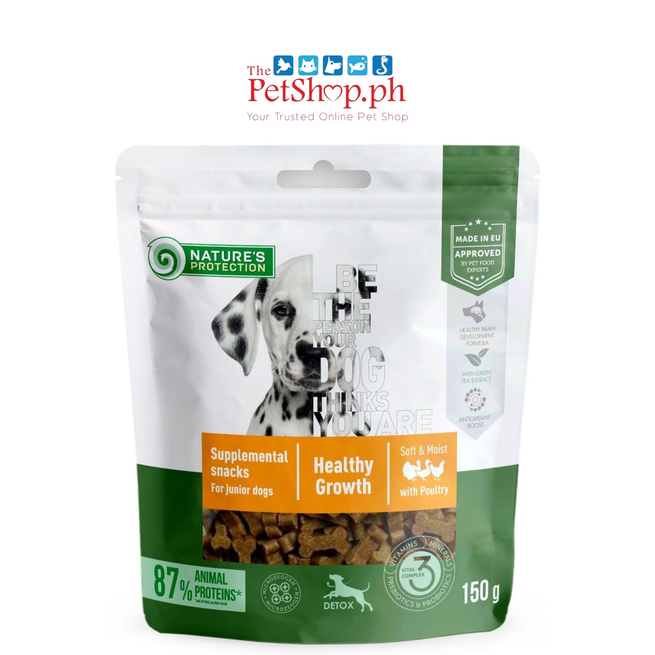 Nature's Protection Supplemental Snack for Junior Dogs - 150g