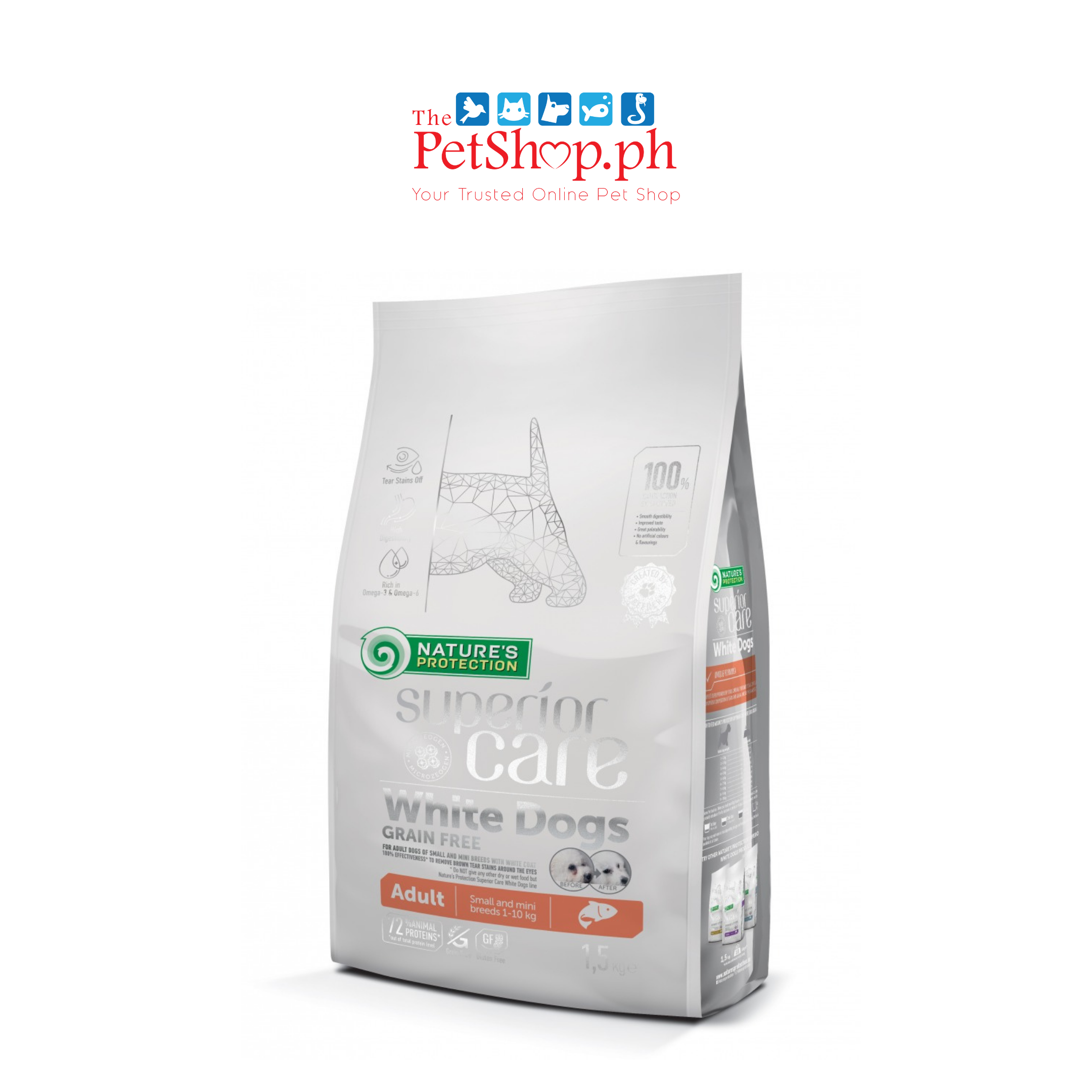 Nature's Protection Superior Care White Dog Salmon
