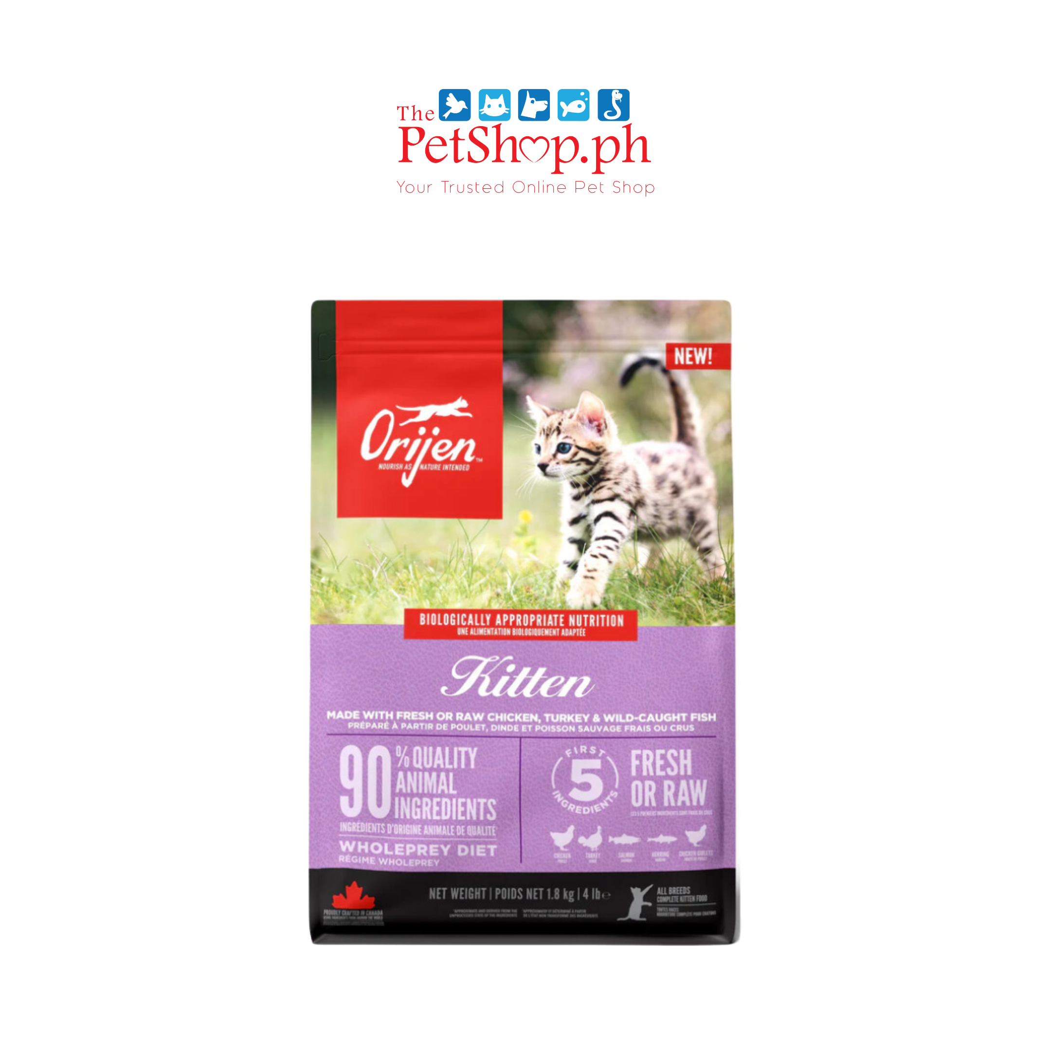 Orijen Kitten Formula All Breed 5.4kg