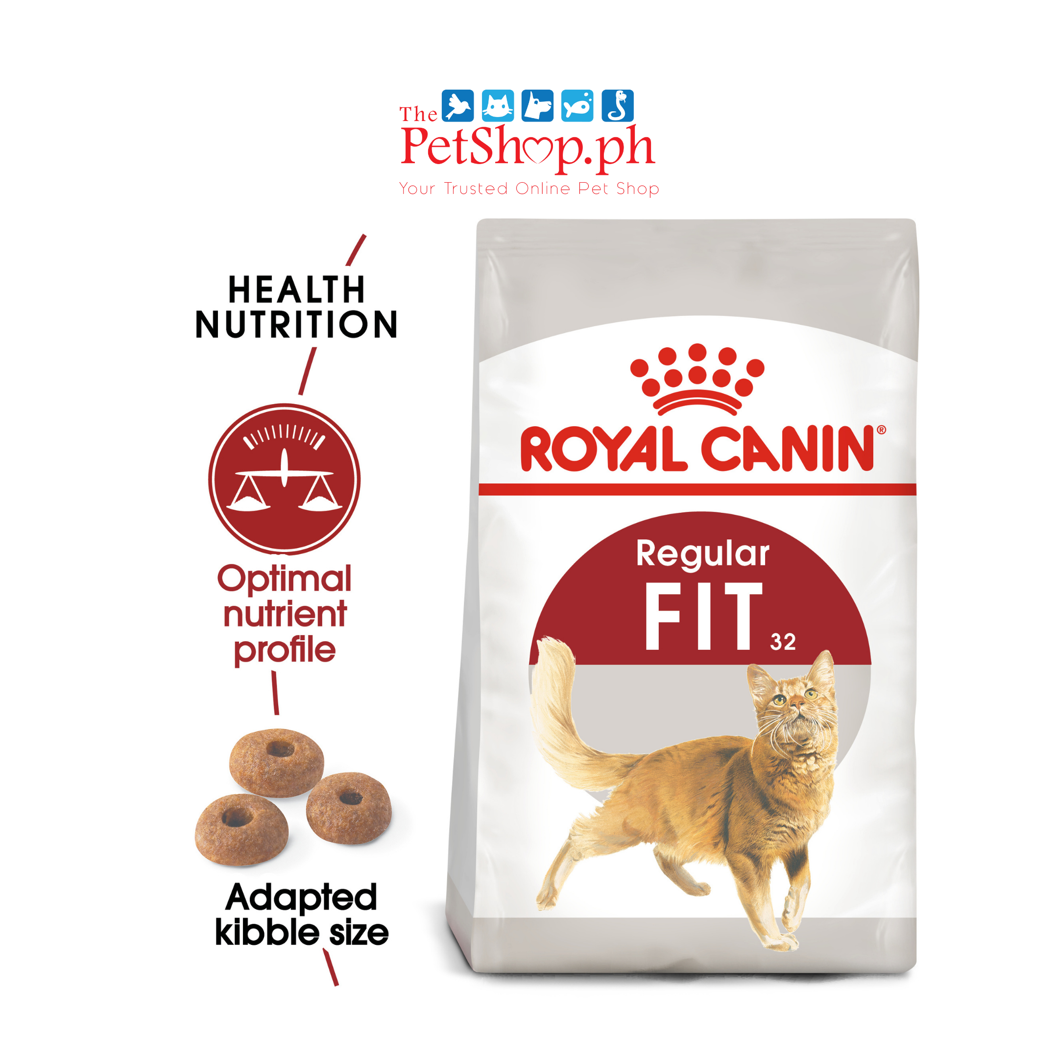 Royal Canin Fit Adult Dry Cat Food - Feline Health Nutrition