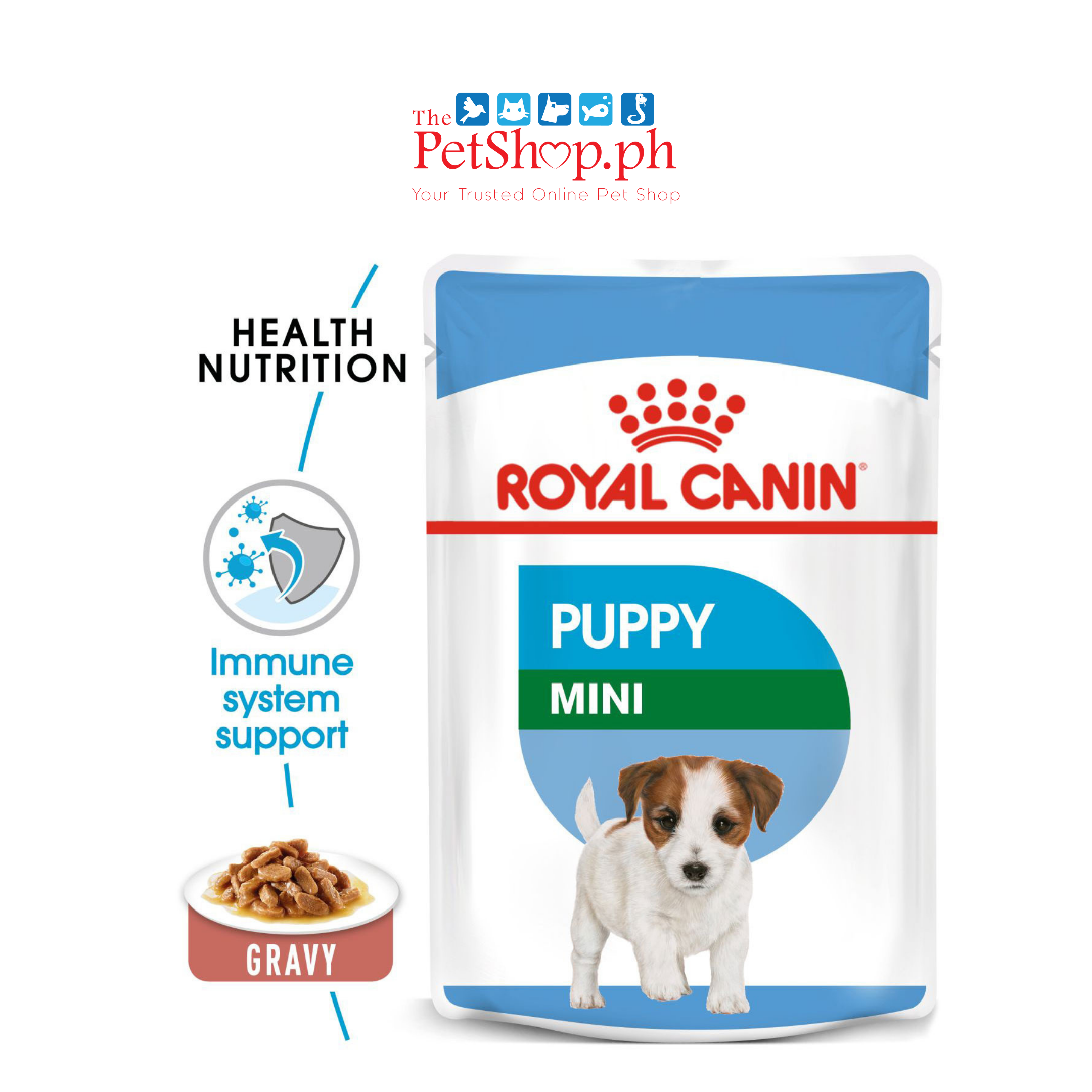 Royal Canin Mini Puppy Set of 12  Wet Dog Food-Size Health Nutrition