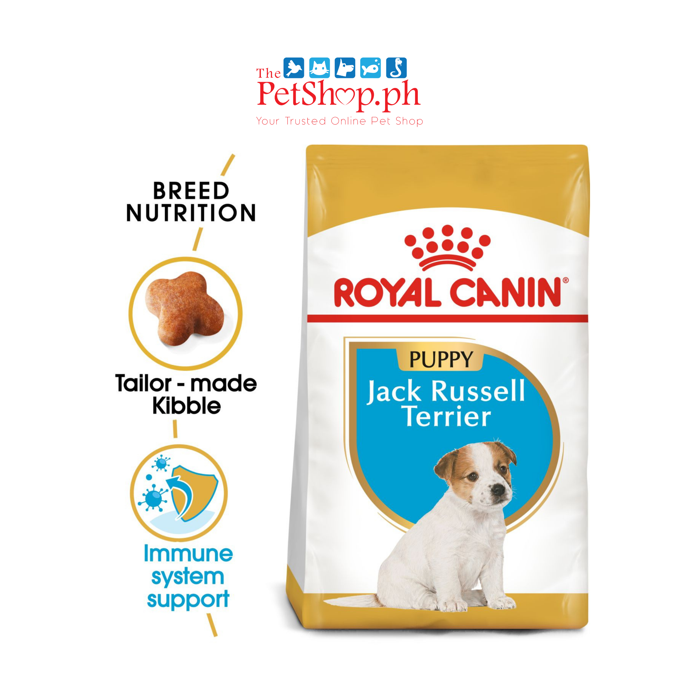 Royal Canin Jack Russell Terrier Puppy 1.5kg Original Dry Dog Food - Breed Health Nutrition