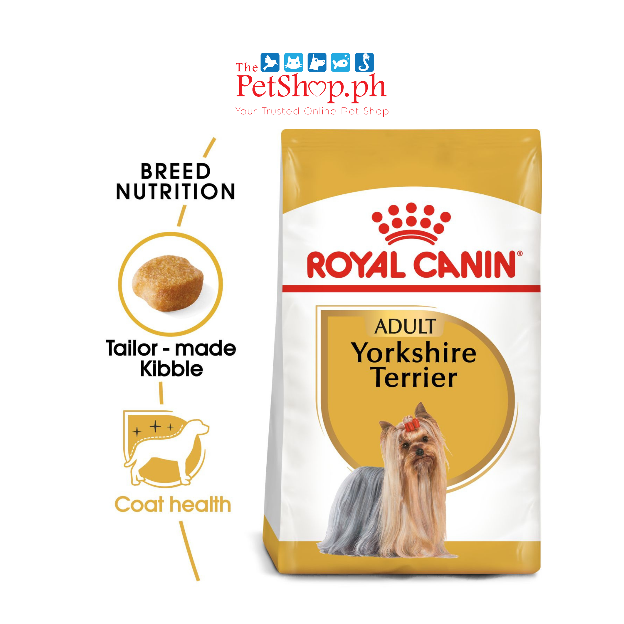 Royal Canin Yorkshire Adult 1.5kg Dry Dog Food- Breed Health Nutrition