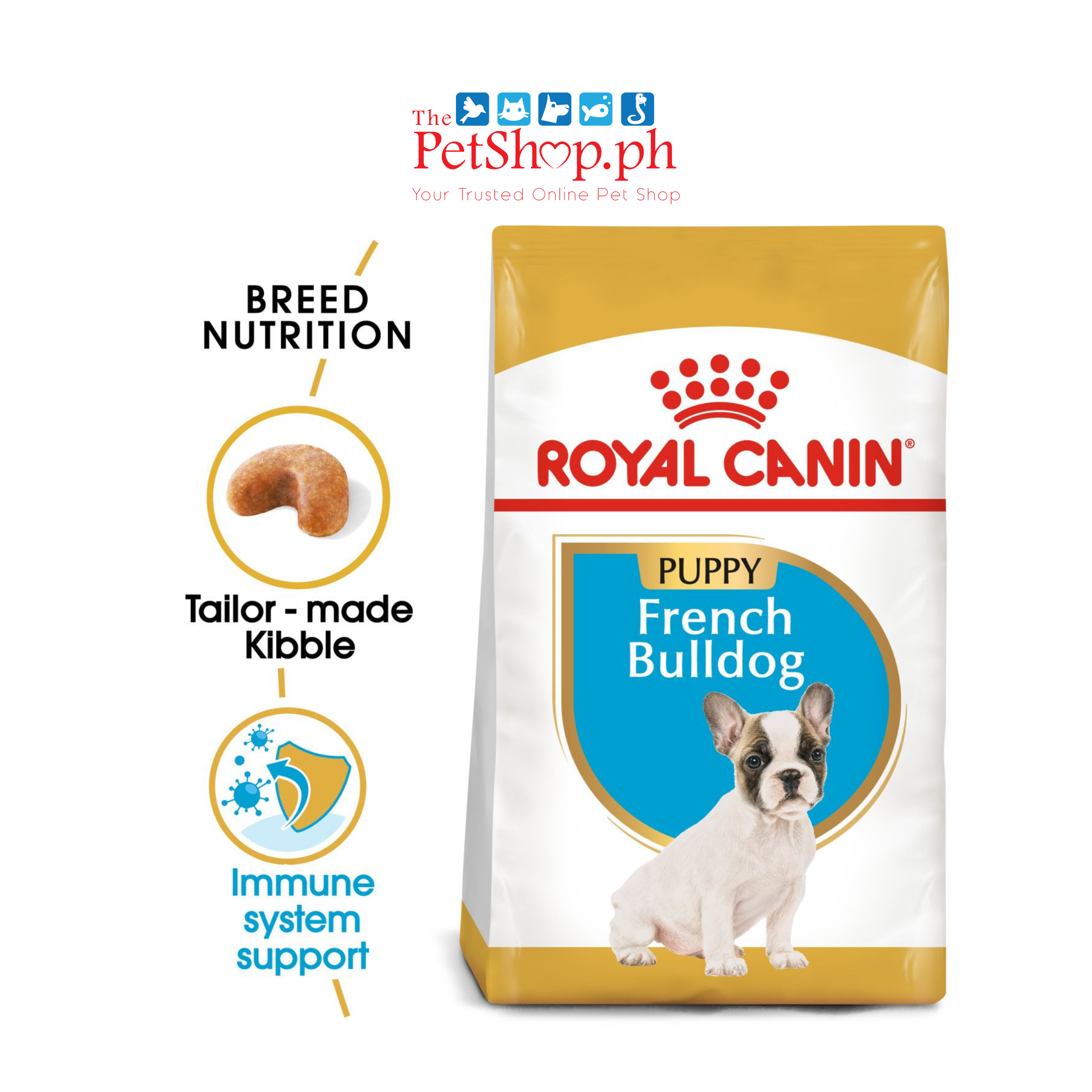 Royal Canin French Bulldog 3kg Puppy Dry Dog Food Breed Health Nutrition