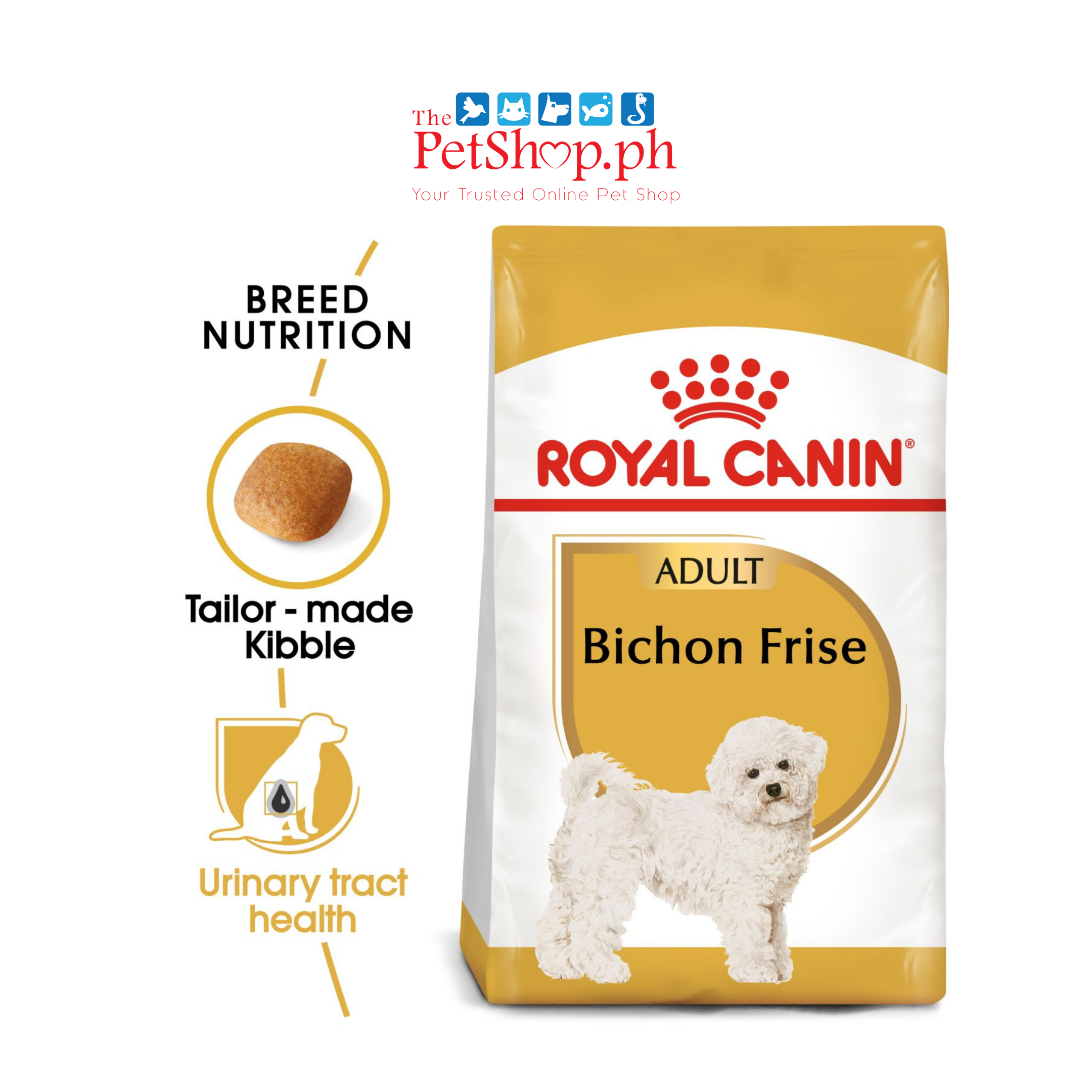 Royal Canin Bichon Frise 500g Adult Dry Dog Food - Breed Health Nutrition