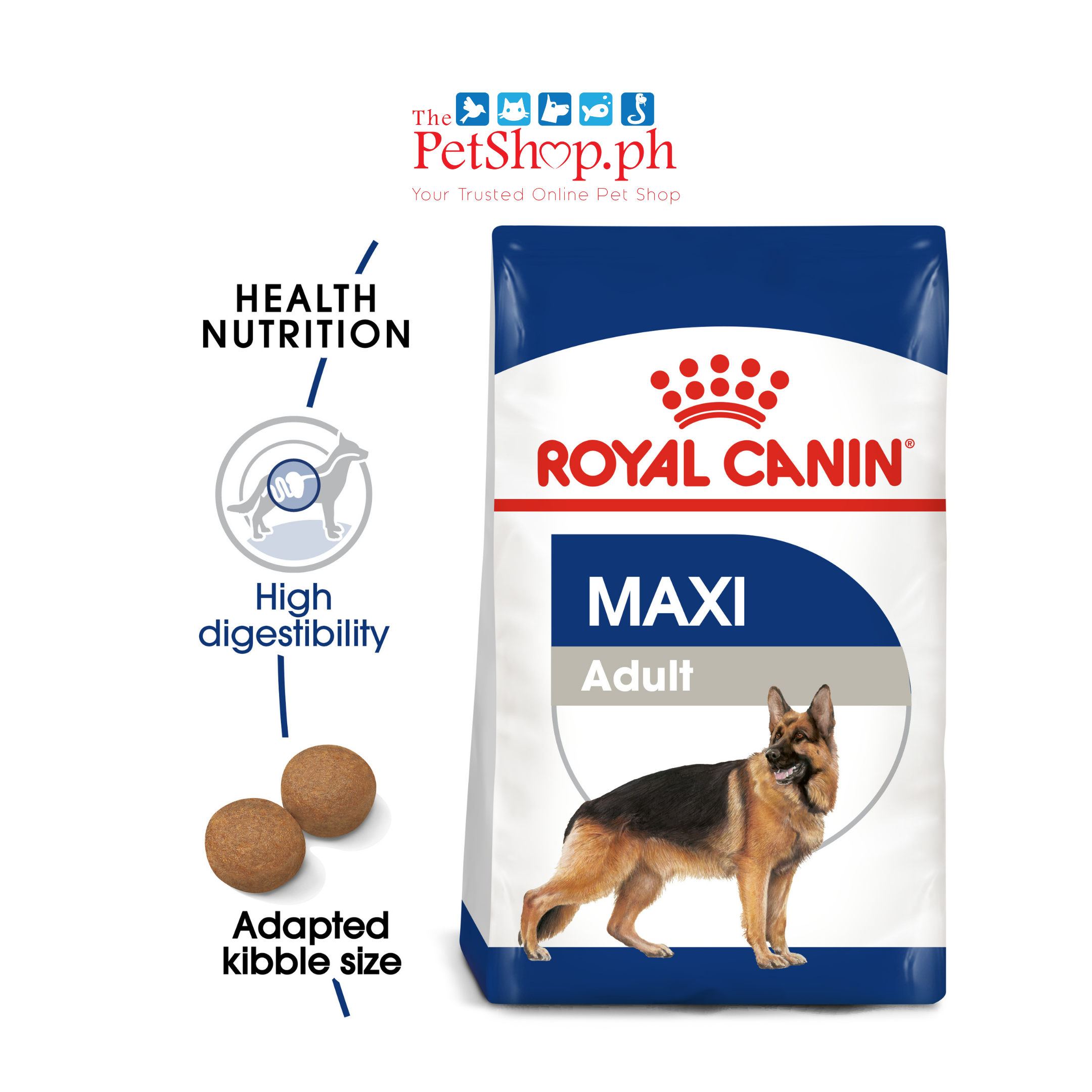Royal Canin Maxi Adult Dry Dog Food Size Health Nutrition