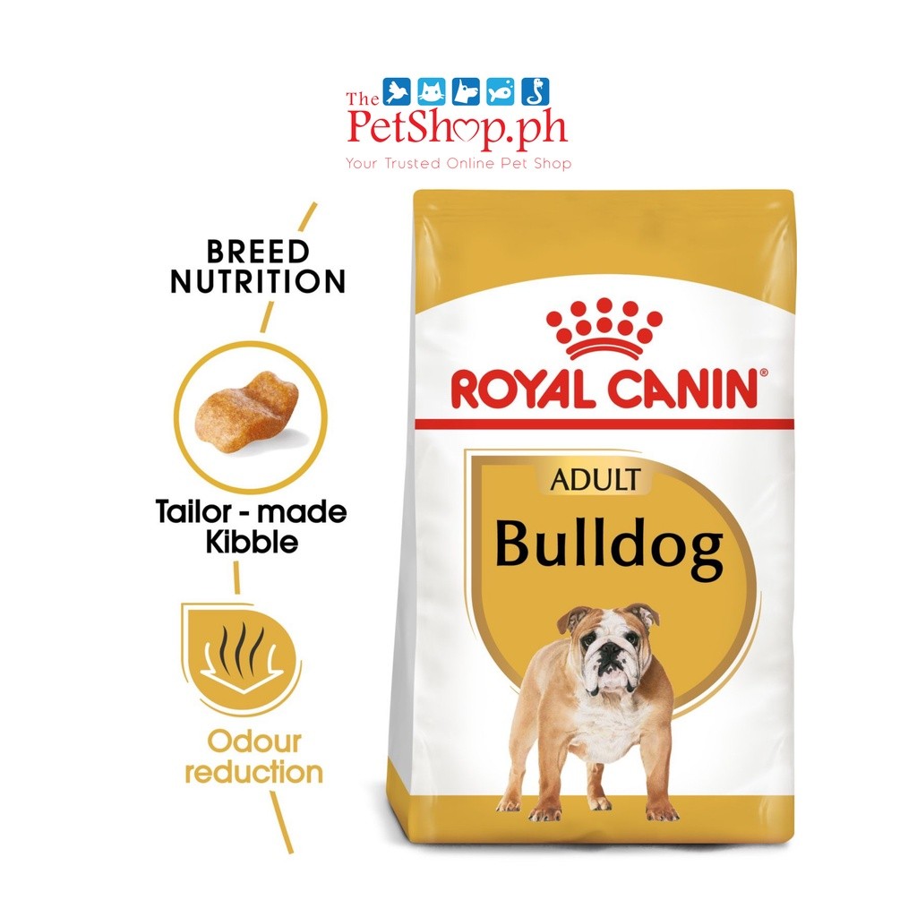 Royal Canin  Bulldog Adult 3kg. Dry Dog Food  - Breed Health Nutrition