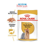Royal Canin Yorkshire SET 12  Adult Pouch Wet Dog Food Breed Health Nutrition 85g