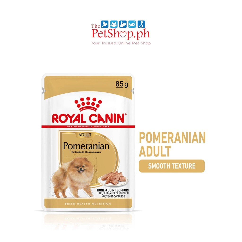 Royal Canin Pomeranian 12's Adult Wet Dog Food  Breed Health Nutrition Pouch set of 12