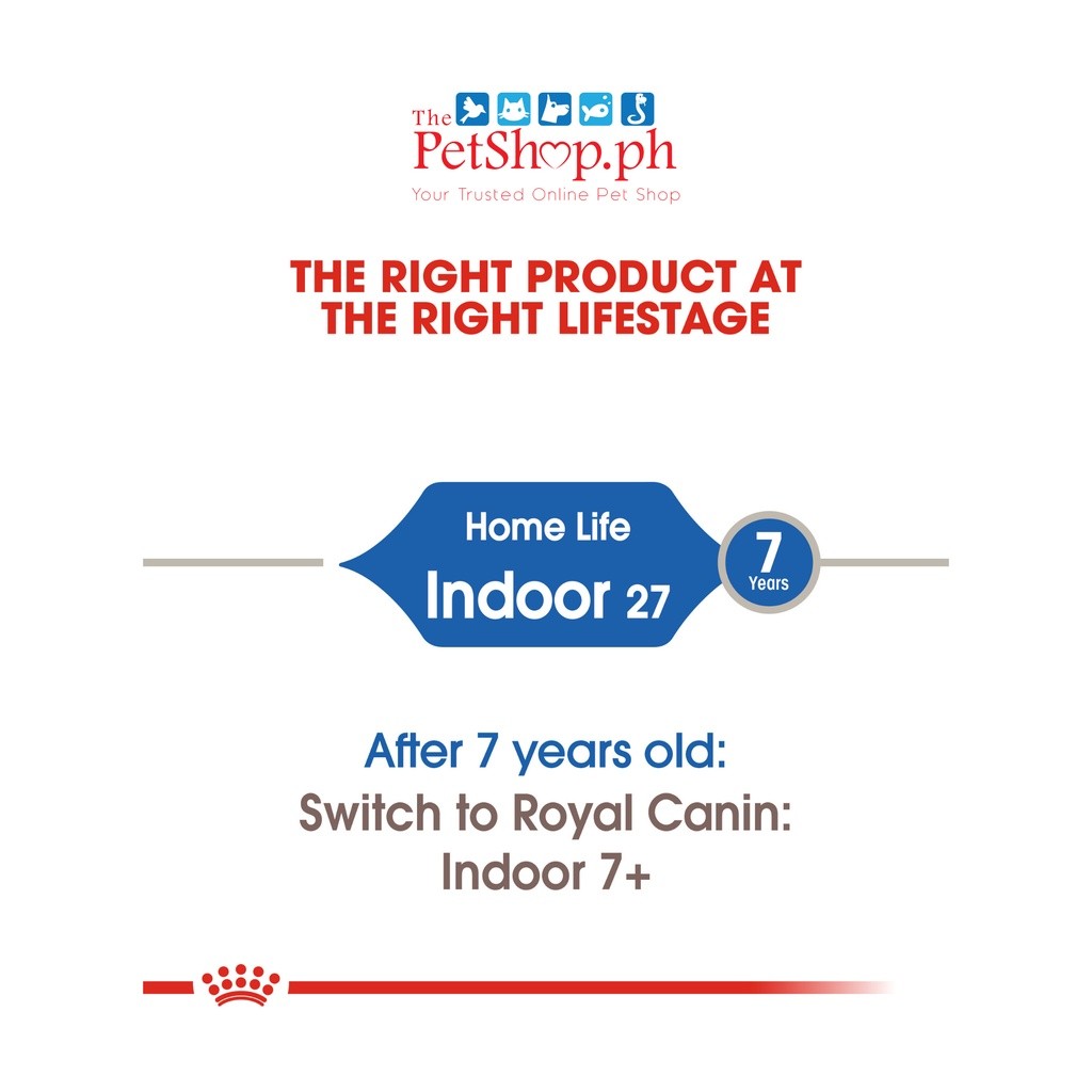 Royal Canin  Indoor 27 2kg Adult Dry Cat Food 2kg Feline Health Nutrition