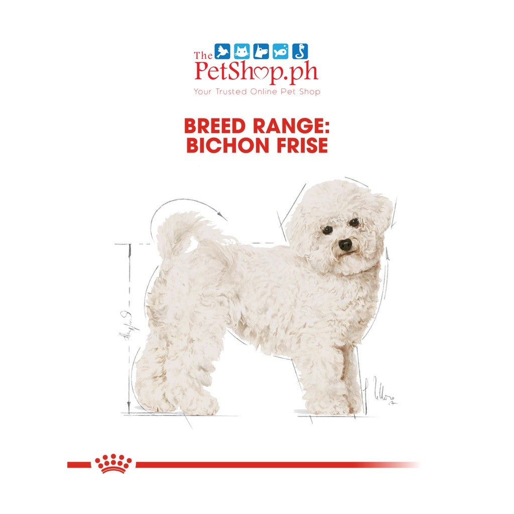 Royal Canin Bichon Frise 1.5kg Adult Dry Dog Food -Breed Health Nutrition