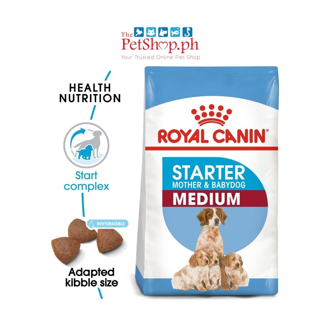 Royal Canin Size Medium Starter Mother & Babydog Dry Dog Food 4kg