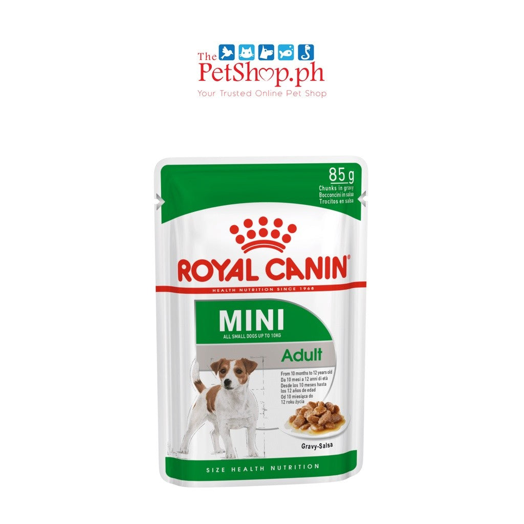 Royal Canin  Mini Adult 12's Wet Dog Food  - Set of  12  Size Health Nutrition
