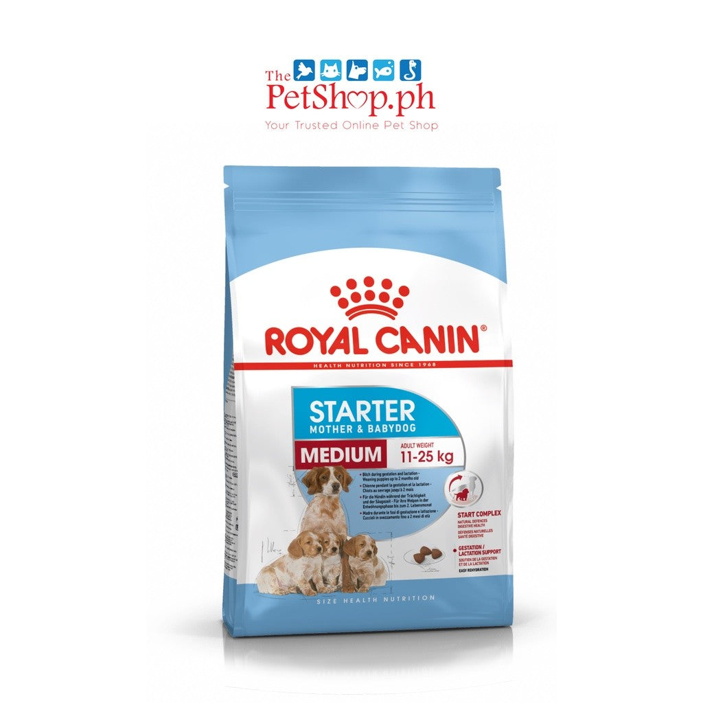 Royal Canin Size Medium Starter Mother & Babydog Dry Dog Food 4kg