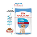 Royal Canin Medium Puppy SET of 10 Wet Dog Food - Size Health Nutrition 140g