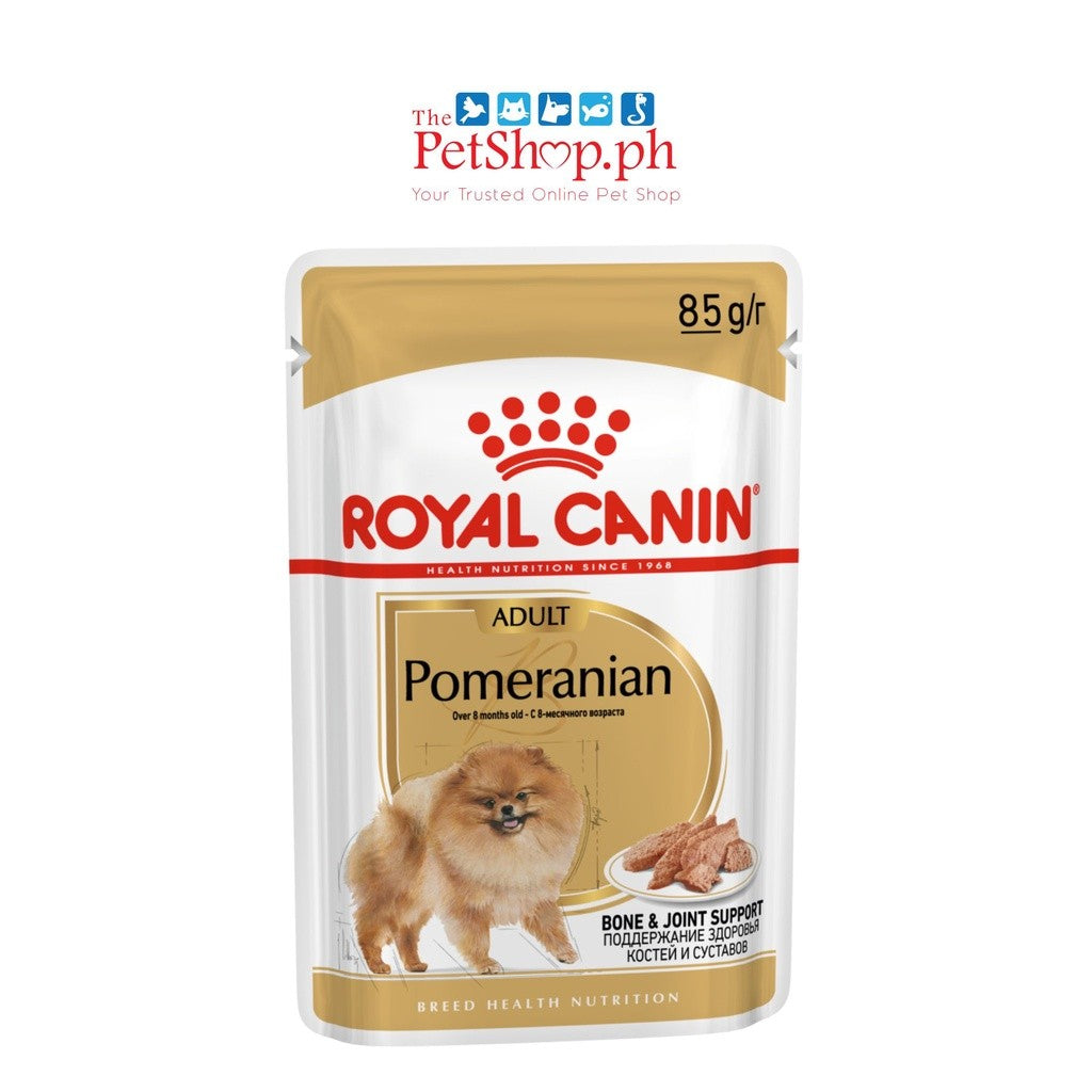 Royal Canin Pomeranian 12's Adult Wet Dog Food  Breed Health Nutrition Pouch set of 12