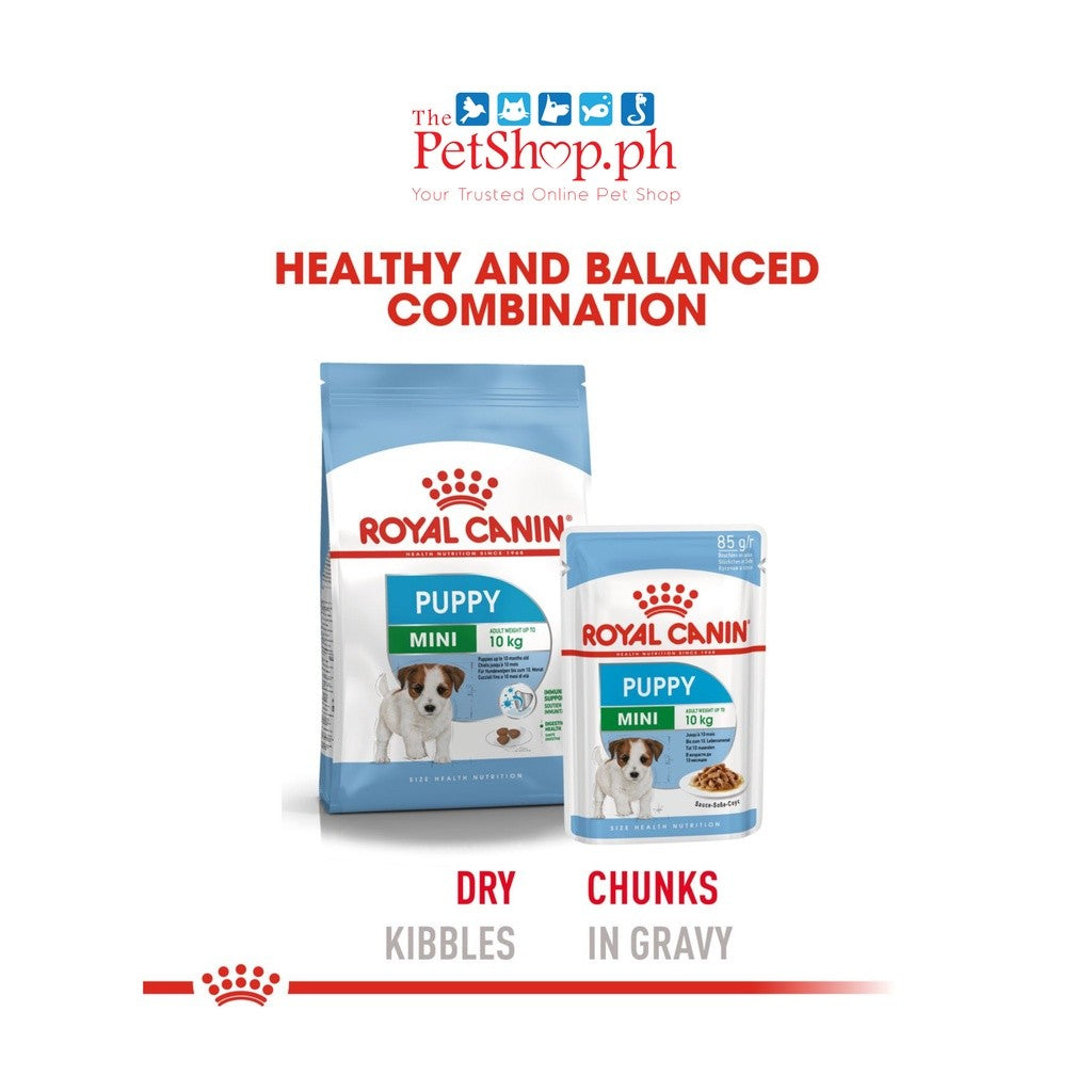 Royal Canin  Mini Puppy Wet 12 PIECES  Dog Food -Size Health Nutrition