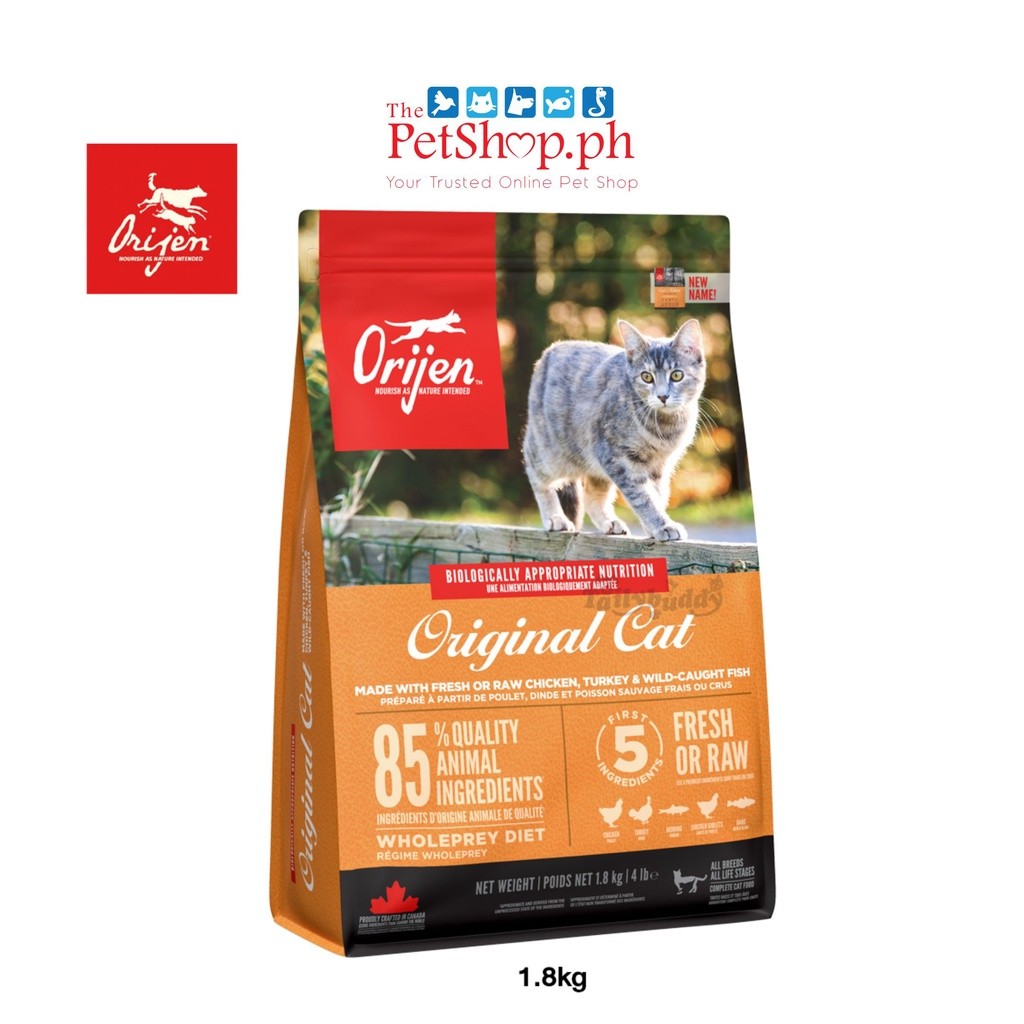 Orijen Original Cat / Cat & Kitten 1.8kg for All Life Stages