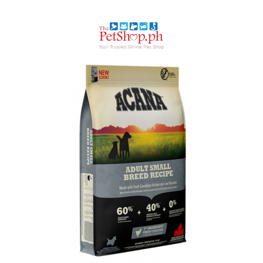 Acana Adult Small Breed 12kg ( 2 bags of 6kg) - FREE 1 PurPaws Aloevera WIPES 50pcs