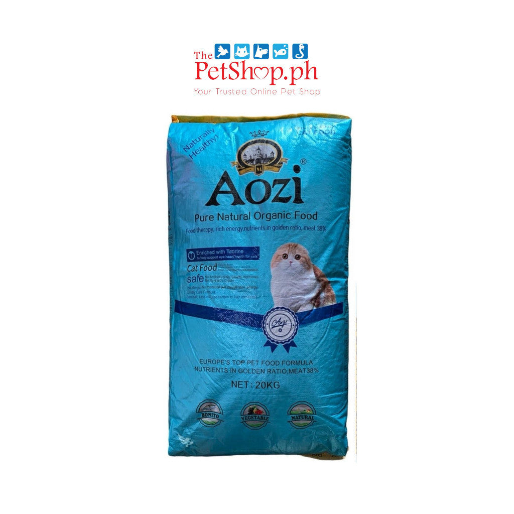 AOZI Organic CAT Food 20KG (Free 1kg)  All life Stages /Toei Cat 20kg