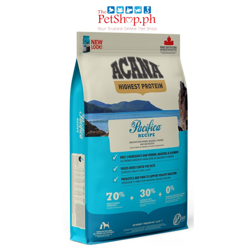Acana Pacifica Recipe Dog Dry Food 2kg  FOR ALL BREEDS AND LIFE STAGES