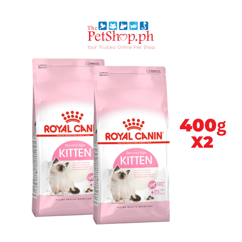 Royal Canin Set of 2   Kitten 36 ( 400g x 2 ) Dry Cat Food -Feline Health Nutrition - Royal Canin