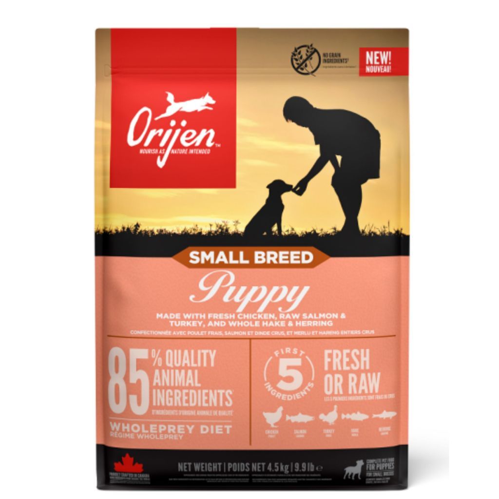 Orijen (PEACH) PUPPY SMALL Breed 4.5kg Food for Small Breed Puppies