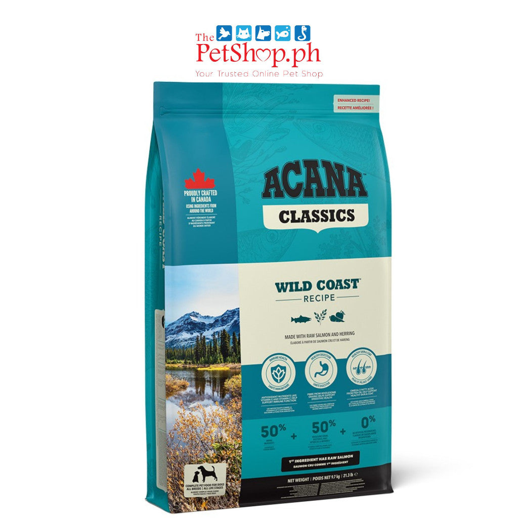 Acana Wild Coast 9.7kg Dry Dog  Food  All Breed and Life Stages