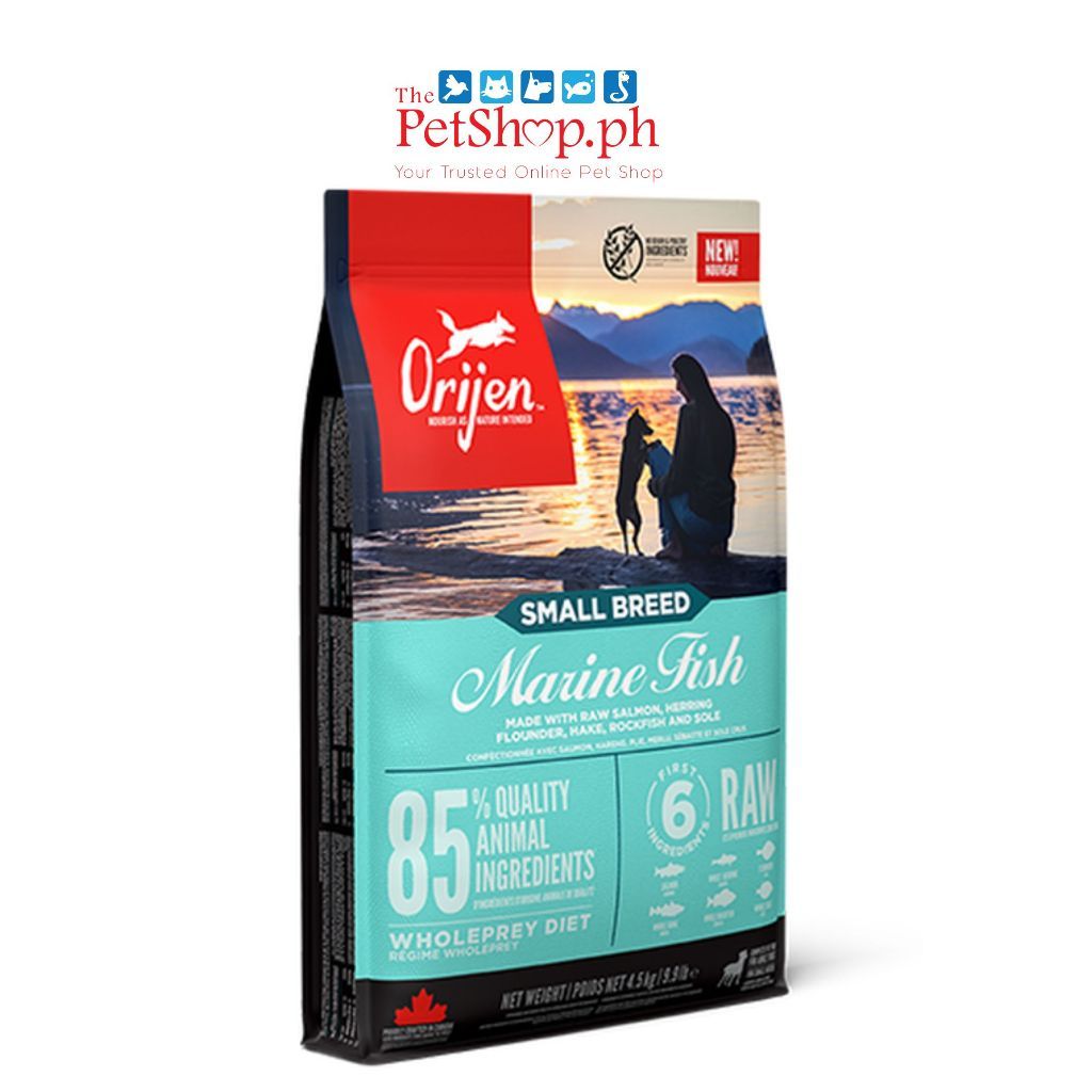 Orijen MARINE FISH 4.5kg (Small Breeds & for Adult  Dogs)
