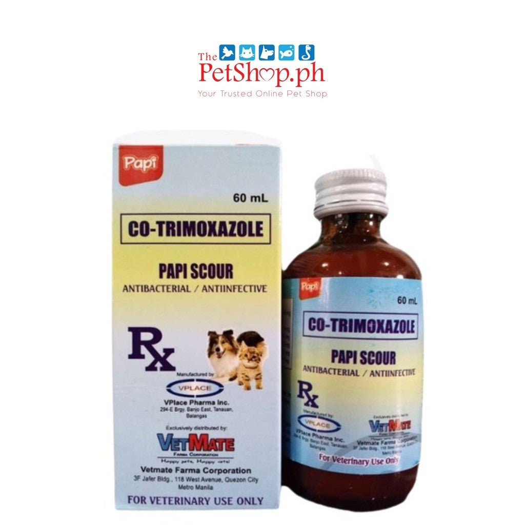 Papi Scour Oral Suspension 60ml Anti Diarrhea / Anti Bacterial All Life Stages