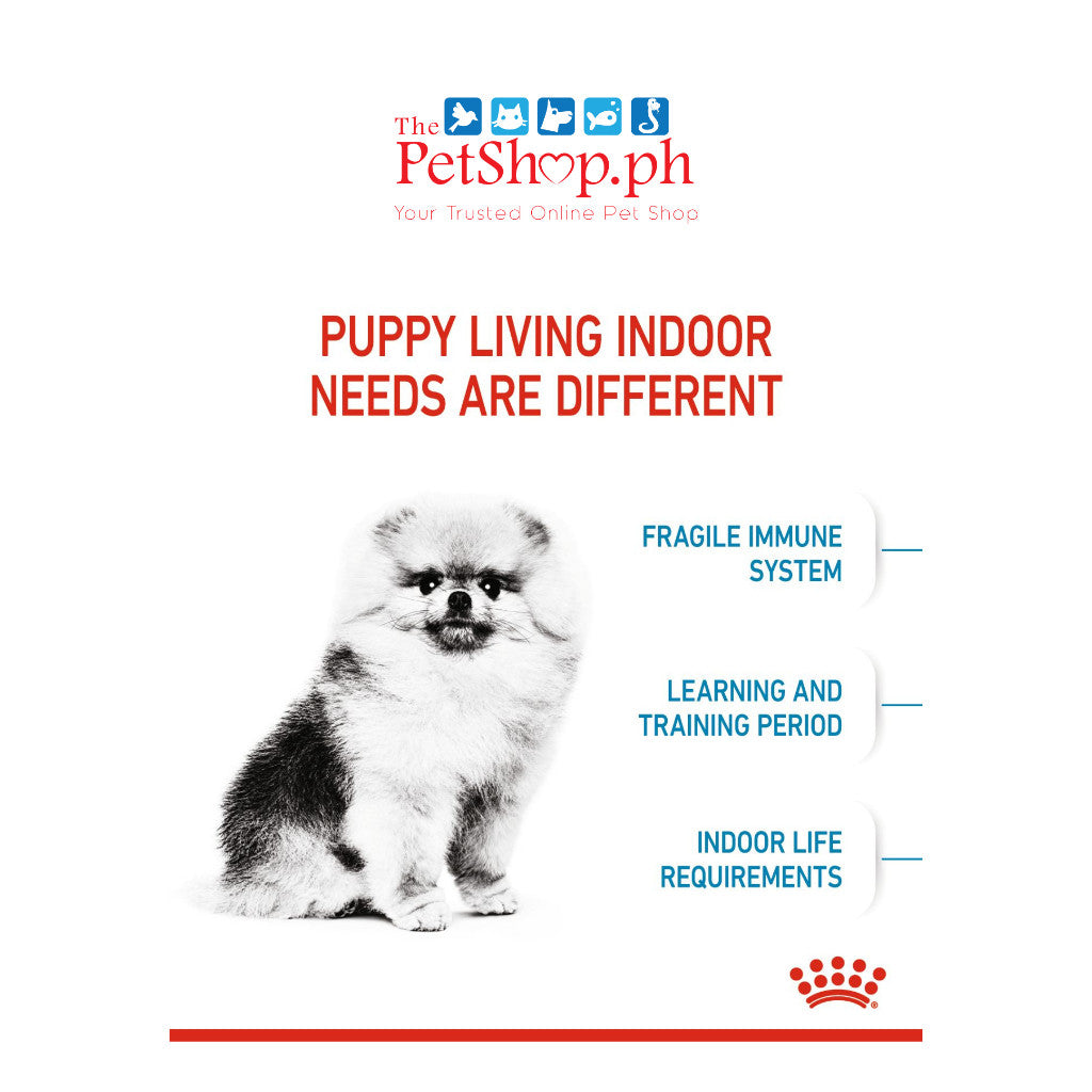 Royal Canin  Set of 2  Mini Indoor Puppy 1.5kg Dry Dog