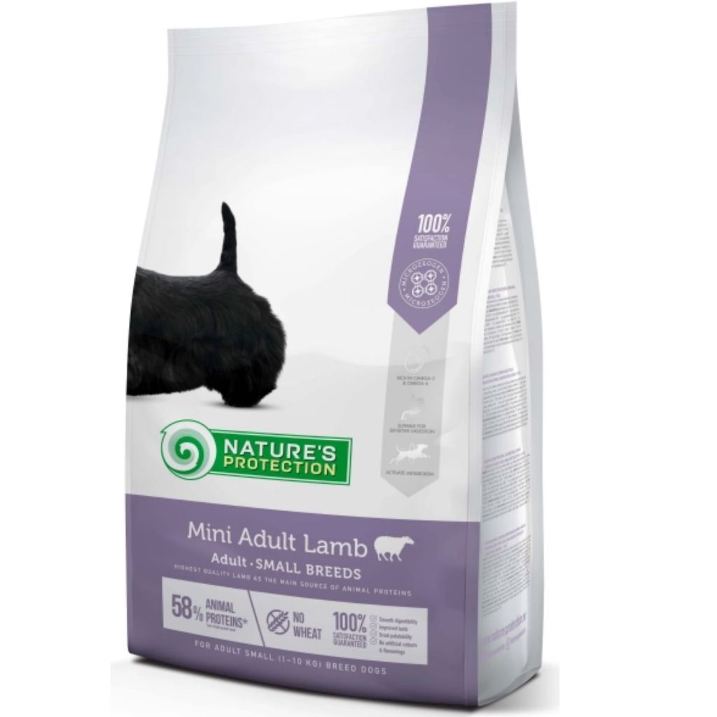 Nature's Protection Superior Care White Dog 1.5kg / Sensitive Skin Stomach Adult Lamb 1.5kg