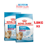 Royal Canin  Set of 2  Mini Indoor Puppy 1.5kg Dry Dog